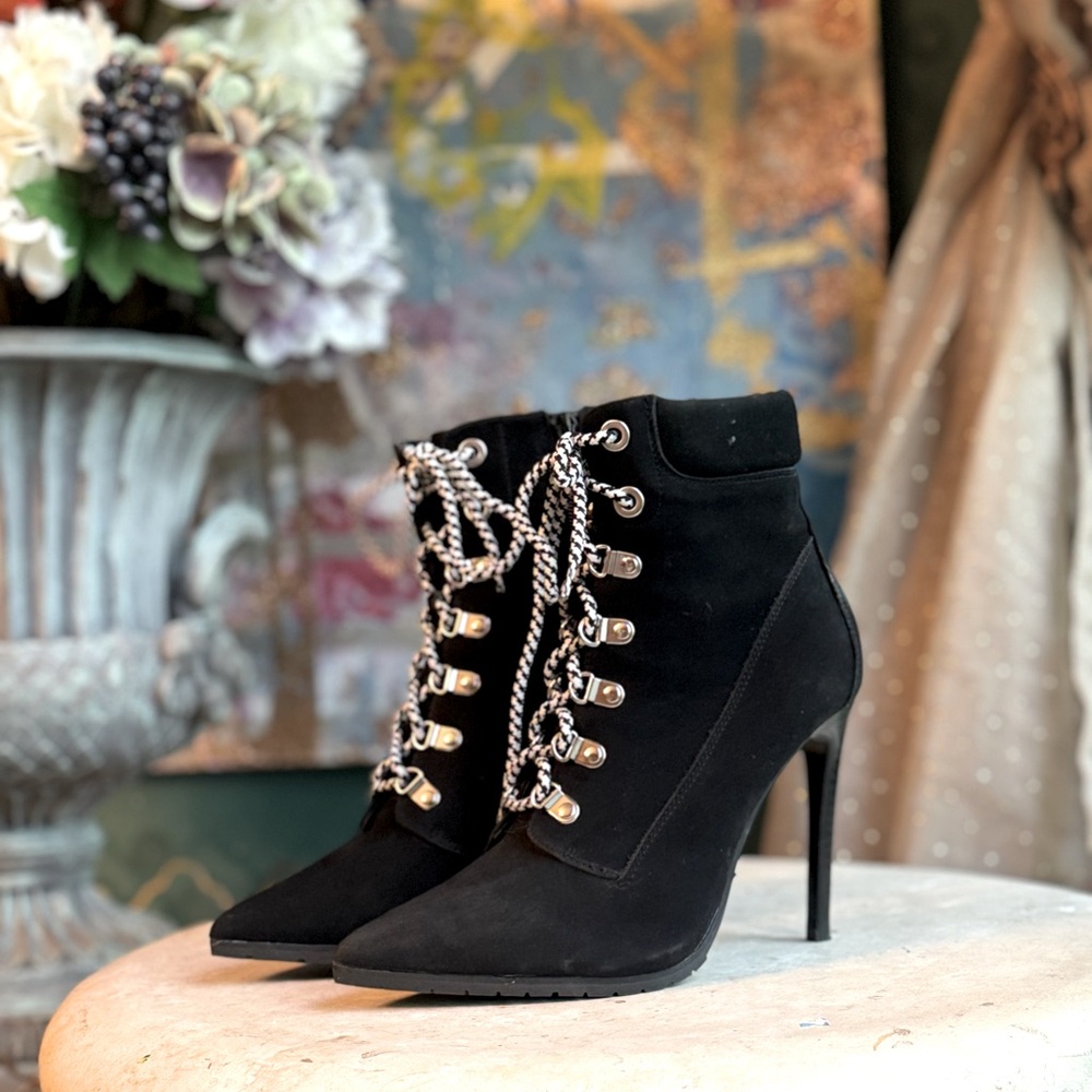 Steve, Maddie Madden suede ankle boots